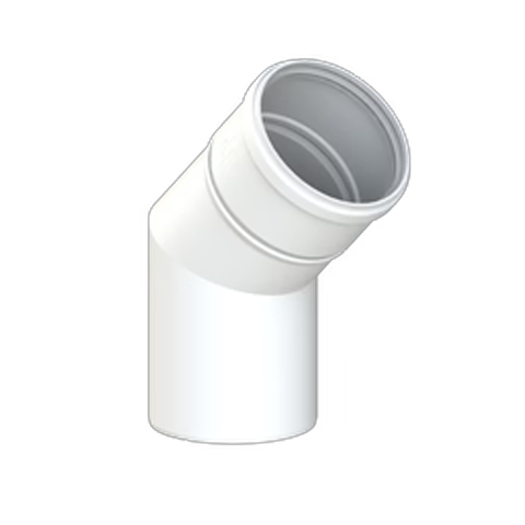 CoxDENS® Rookgasbocht 45°  PP 100 mm | CVketel.nl