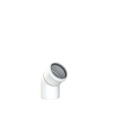 CoxDENS® Rookgasbocht 45° PP 80 mm
