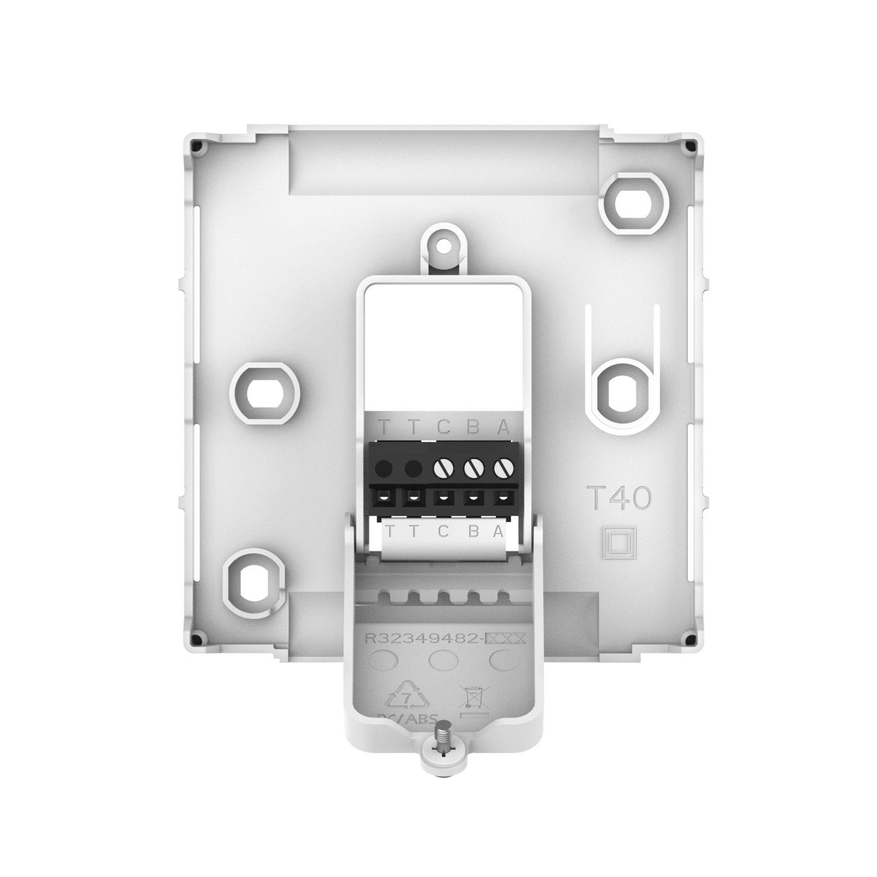 Honeywell Home Ruimtethermostaat opentherm DT4RM wit YT43MRFWT30 kopen? CVketel.nl achterkant