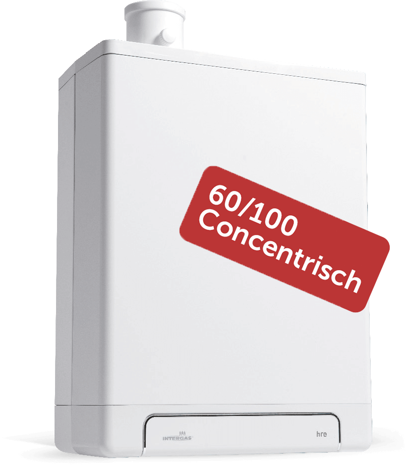 Intergas Kombi Kompakt HRE 28/24 6,9 - 22,8 kW CW4 60/100mm 043447 | CVketel.nl