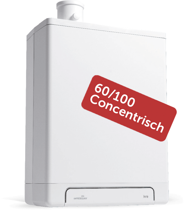 Intergas Kombi Kompakt HRE 28/24 6,9 - 22,8 kW CW4 60/100mm 043447 | CVketel.nl