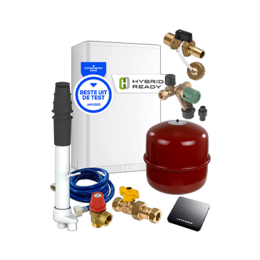 Intergas Xtreme 24 CW3 | 80/80 | 14,0kW | Basis Totaalpakket zwart | CVketel.nl