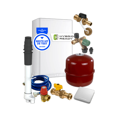 Intergas Xtreme 30 CW4 + Renovatie pakket + Comfort Touch Wit + Dakdoorvoer bij CVketel.nl | CVketel.nl
