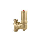 RBM Airterm UP luchtafscheider voor CV-ketel 28mm met draaibare aansluiting Serie 2649